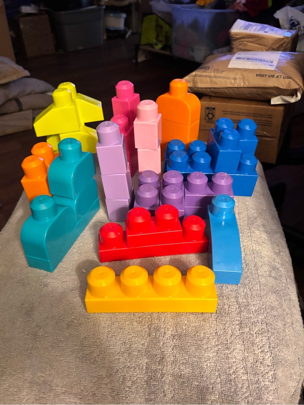 35 Bright Multicolor Kids Building Block Collection - Assorted Colors - Picture 2 of 3